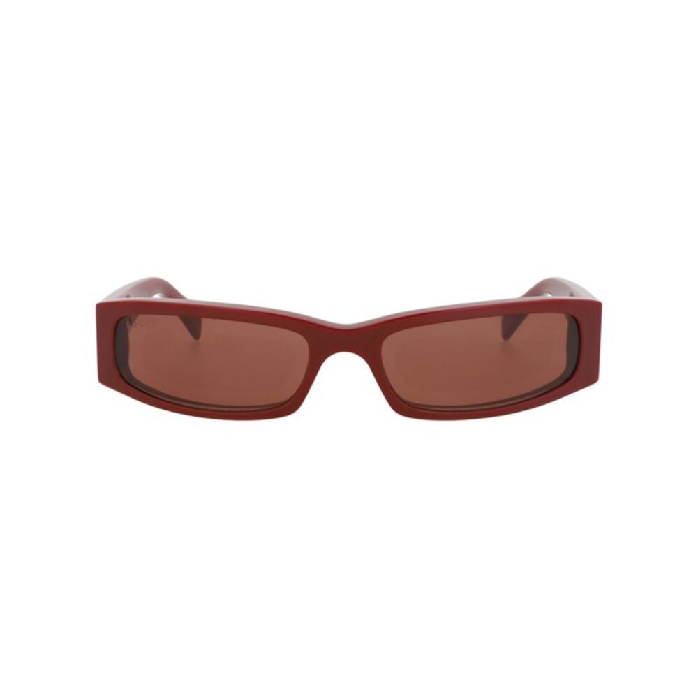 Gucci Square-Frame Recycled Acetate Sunglasses Red Mens